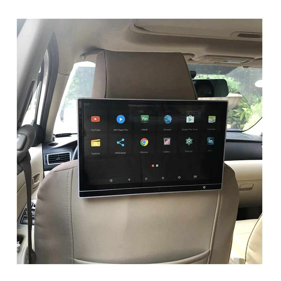 Android 10 Car Video DVD For Mercedes W213 W222 CLA200 CLA180 CLA260 C117 Back Seat Headrest Multimedia Screens 12.5inch Car TV