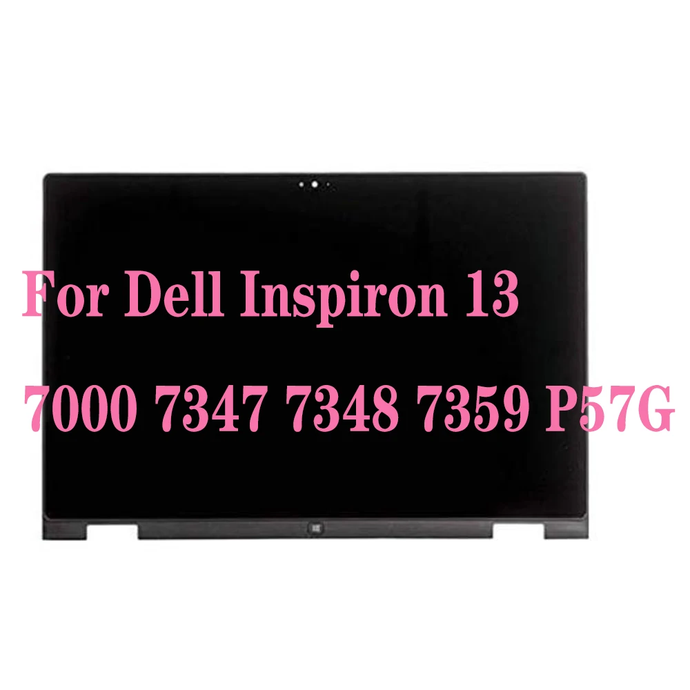 Original 13.3‘’ FHD HD LCD For Dell Inspiron 13 7000 7347 7348 7359 P57G LCD Display Touch Screen Assembly LTN133HL03-201