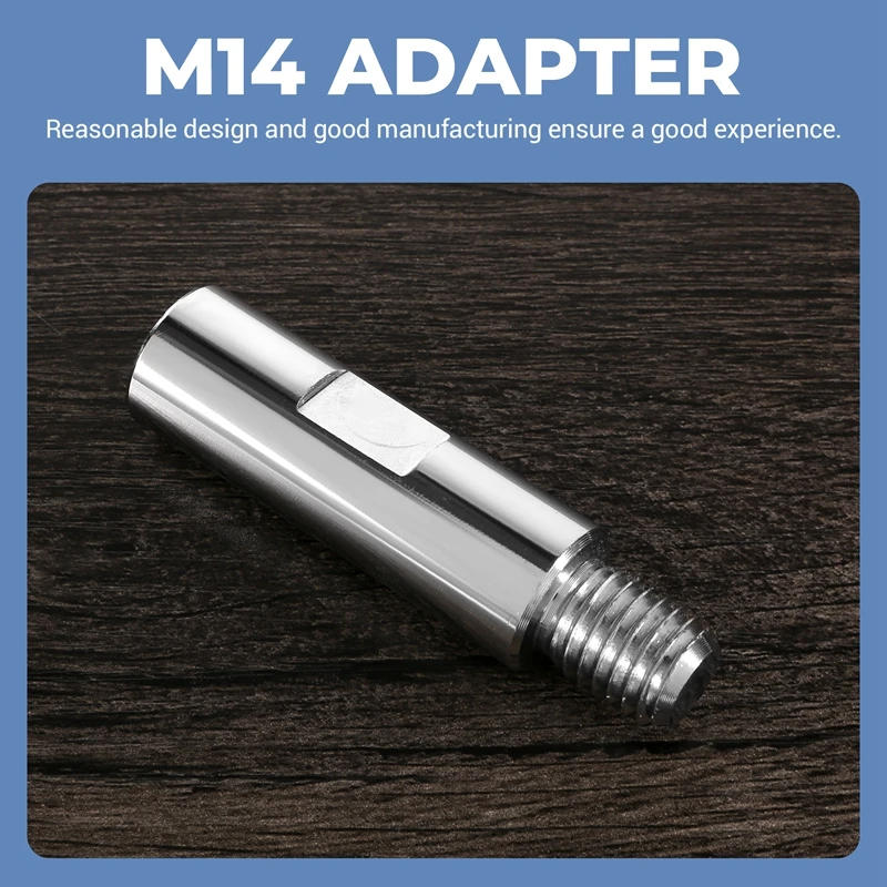 125 آلة تلميع زاوية طاحونة تمديد قضيب M14 محول قضيب تلميع أداة تلميع الجمال