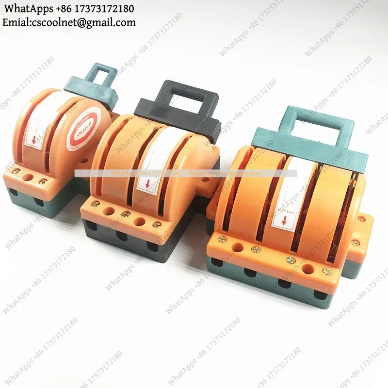 k06 1Pc Knife Switch 2/3/4 Pole 220/380V Bi-directional Disconnect Switch 32/63/100A