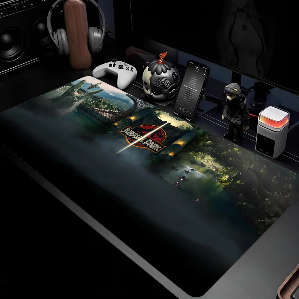 Movie J-Jurassic World Mousepad Large Gaming Mouse Pad LockEdge Thickened Computer Keyboard Table Desk Mat