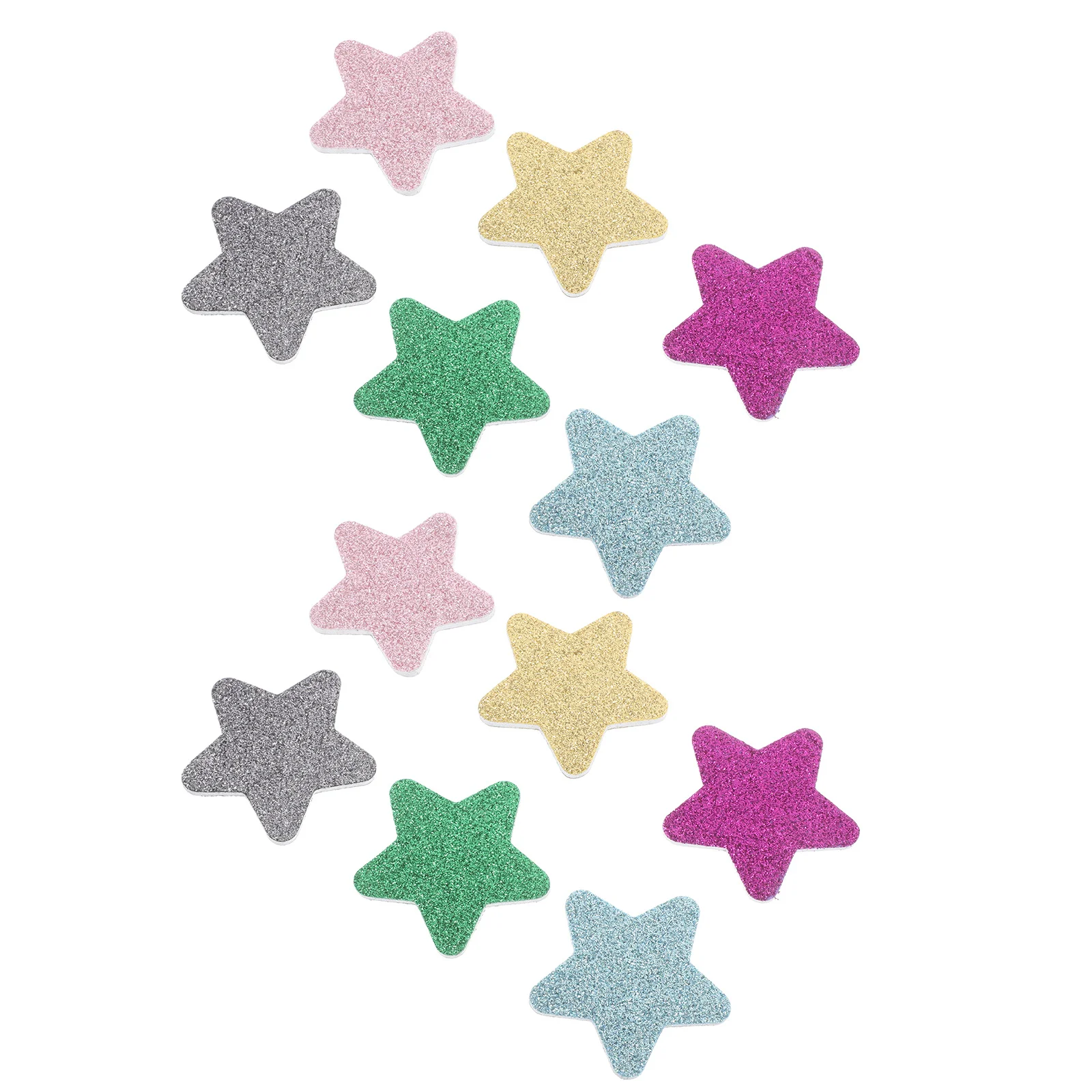 12 pezzi di spugna per lime a forma di stella strisce tampone usa e getta a tema natalizio per manicure pedicure formato da viaggio mini lime per unghie scintillanti