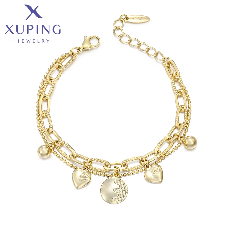 Xuping Jewelry New Arrival Charm Style European Style Fashion Popular Women Bracelet with Gold Color X000818419