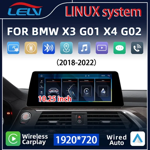1920*720 무선 Carplay 안드로이드 자동 자동차 멀티미디어 비디오 플레이어 GPS 네비게이션 BMW X3 G01 X4 G02 2018 – 2020 EVO 시스템 1920*720 무선 Carplay 안드로이드 자동 자동차 멀티미디어 비디오 플레이어 GPS 네비게이션 BMW X3 G01 X4 G02 2018 – 2020 EVO 시스템
