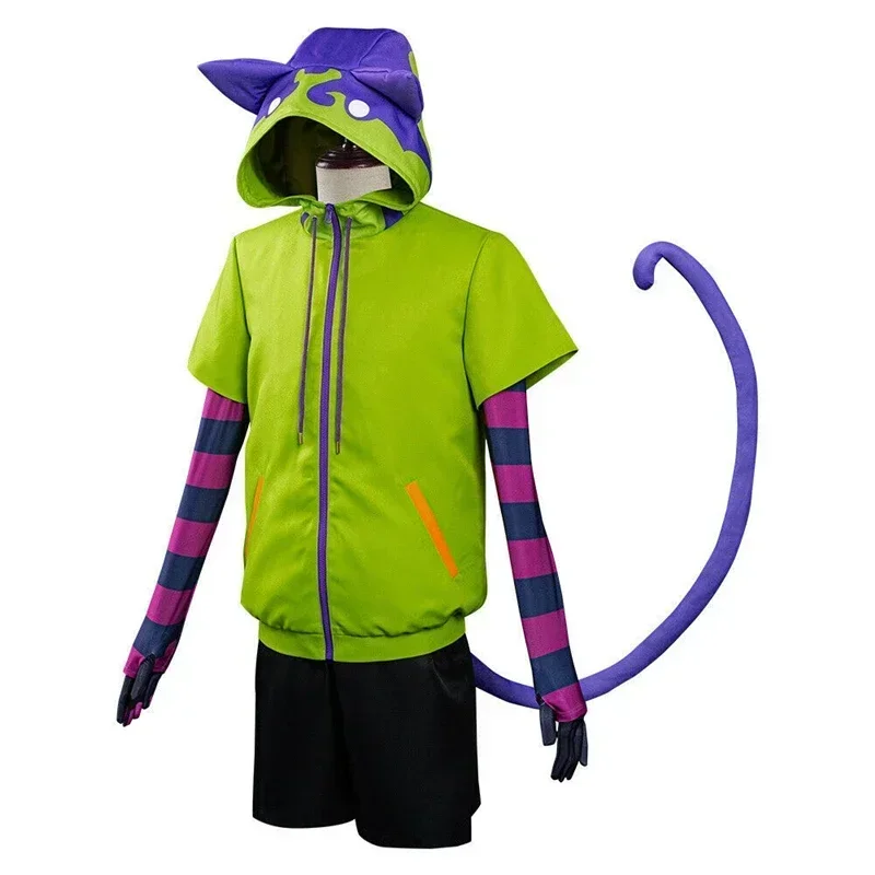 2026 Anime De Infinity Cosplay Kostuum Chinen Miya Sk Acht Cosplay Halloween Party Cos Outfits Jas Tail Handschoenen 6 Stks/set