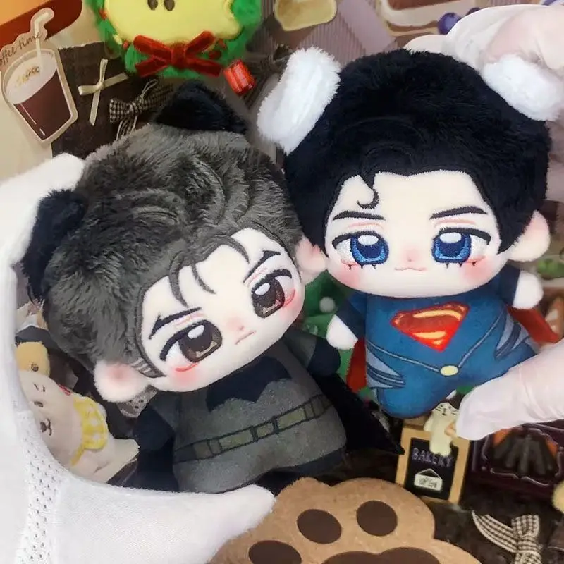 2026 New Anime Superman Clark Kent Plush Batman Bruce Wayne Plush Pendant Doll Classic Hero Plushie Movie Peripherals Fans Gift view 3