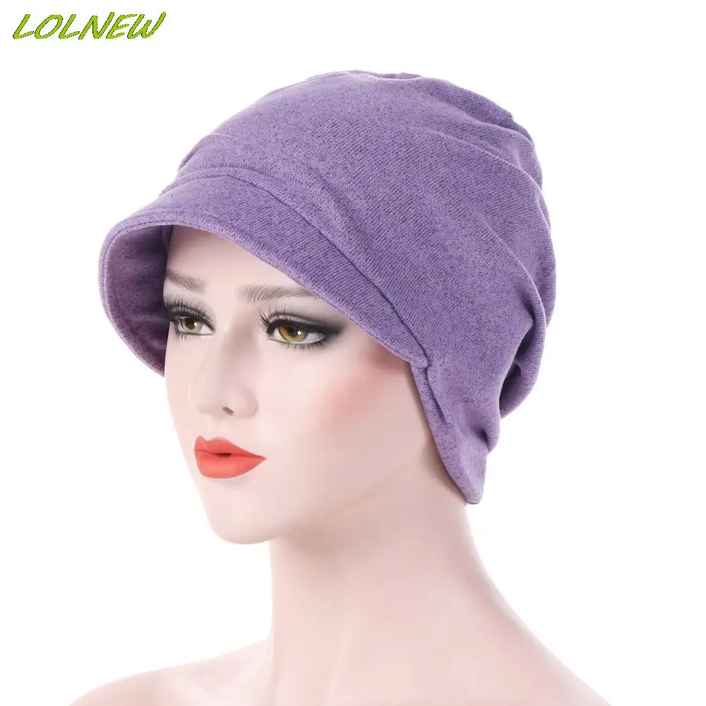 Women Cancer Chemo Hat Beanie Cap Twisted Knot Turban Head Wrap Beanie Scarf Turban Head Wrap Cap Turban Wrap Cap