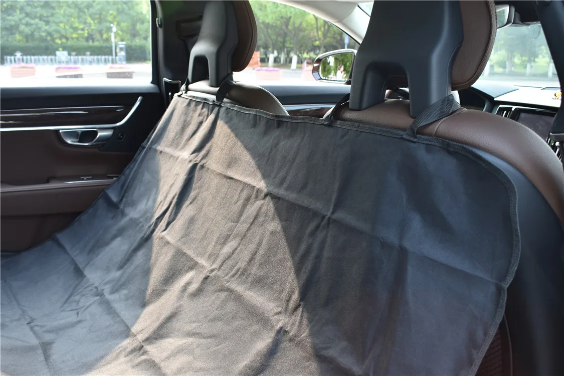 غطاء مقعد السيارة للكلاب أغطية مقاعد الحيوانات الأليفة للمقعد الخلفي مقاوم للخدش وغير قابل للانزلاق 600D أكسفورد مقاوم للماء