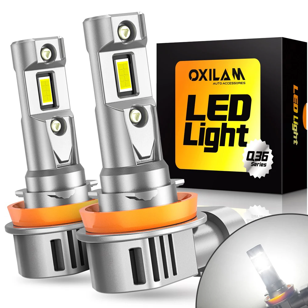 

2 шт. H8 H9 H11 Turbo LED Canbus комплект ламп для фар высокой мощности 60 Вт супер яркий белый охлаждающий мини-светильник для автомобиля 12 В без ошибок CSP
