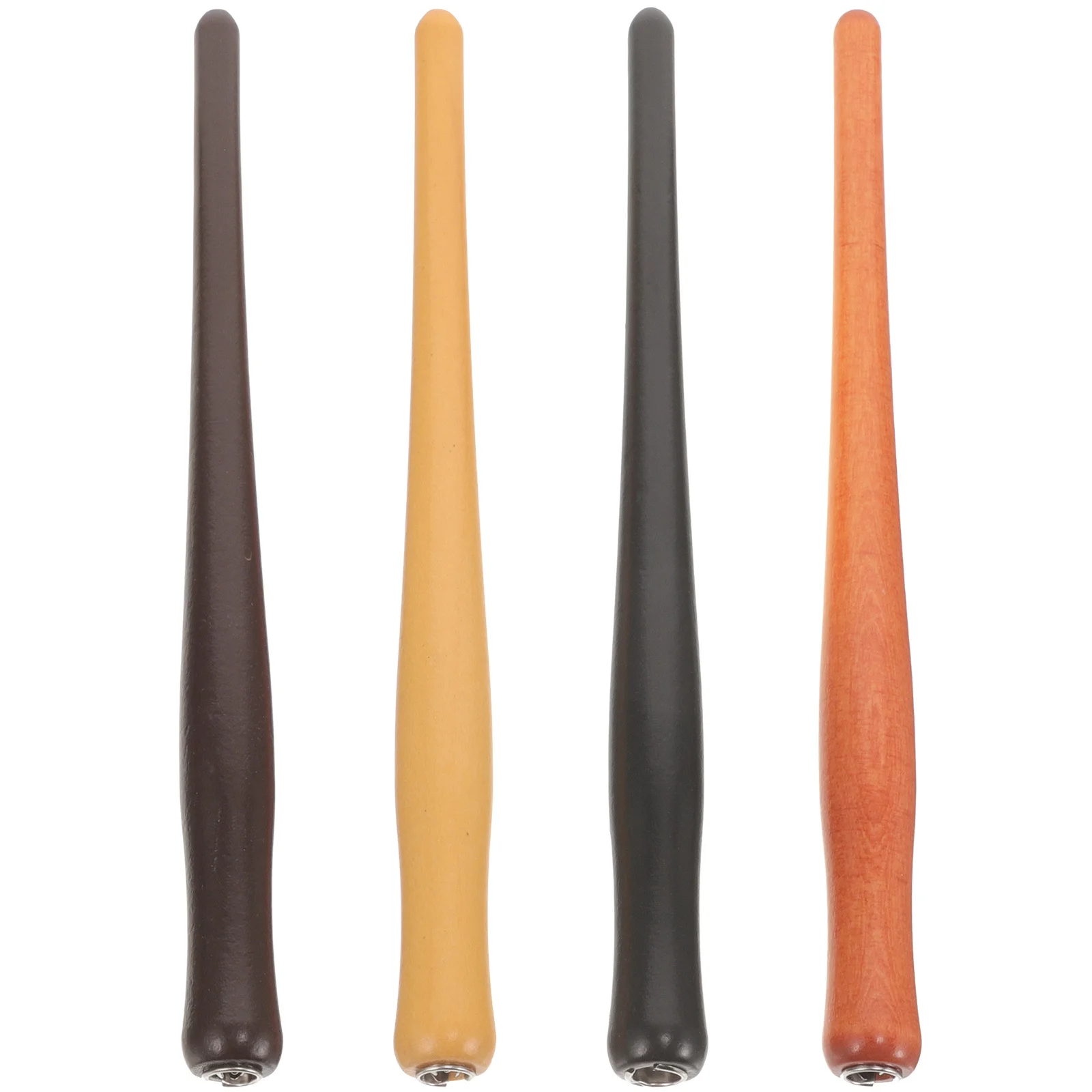 

4Pcs Ergonomic Wooden Nib Holders Durable Efficient Texture Ideal for Calligraphy and Drawing Calligraphy Nib Holder