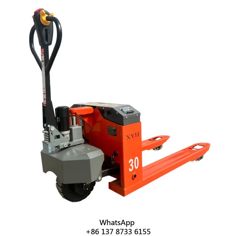 Electric Wheel Pallet Jack Weigher With Scale 150kg Capacity Made In China (Henan) For Construction Machinery And Trucks