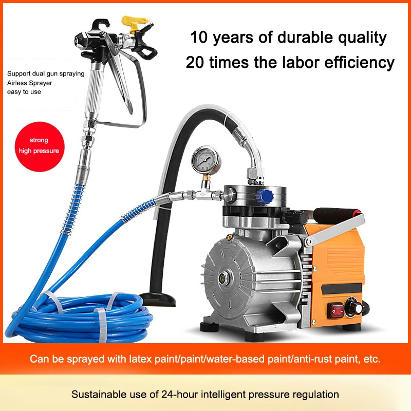 High Pressure Paint Sprayer Airless Paint Machine Paint Latex Paint Spray Gun Brushless Portable Automatic Engineering Spray