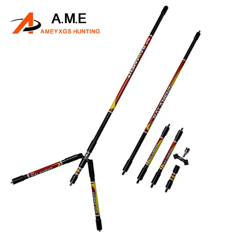 30 Inch Archery Balance Bar Carbon Fiber Stabilizer System for Competitive Recurve Compound Bow Arrow Shooting Target Hunting