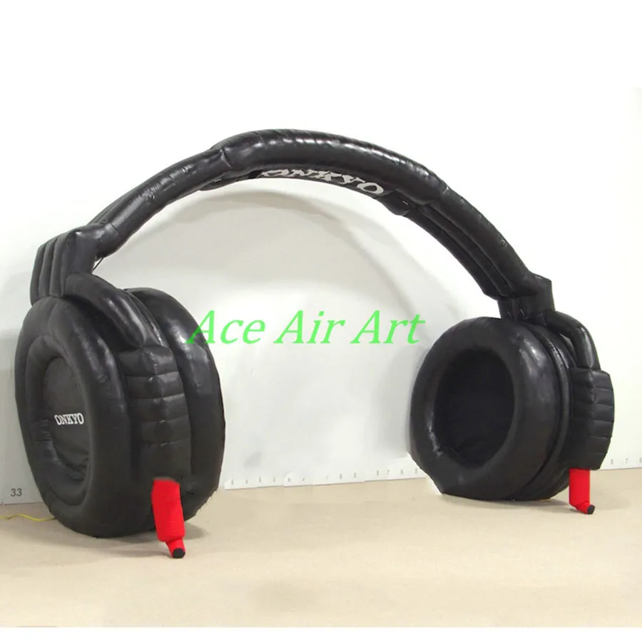 

Hot selling advertising/promotional replica inflatable earphone/earpiece Model arch, inflatable Headphone for event advertising