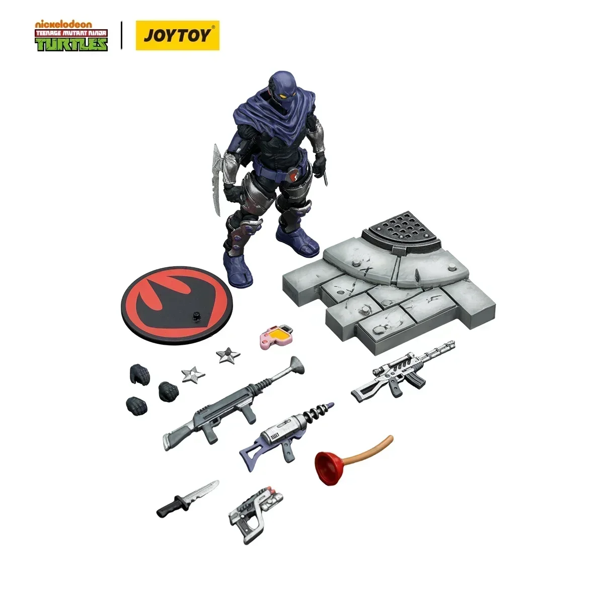 JOYTOY 1/18 Action Figure TMNT Ninja Turtles Shredder Foot Clan A Foot Clan B Anime Figures Toys Collection Model Ornaments Gift