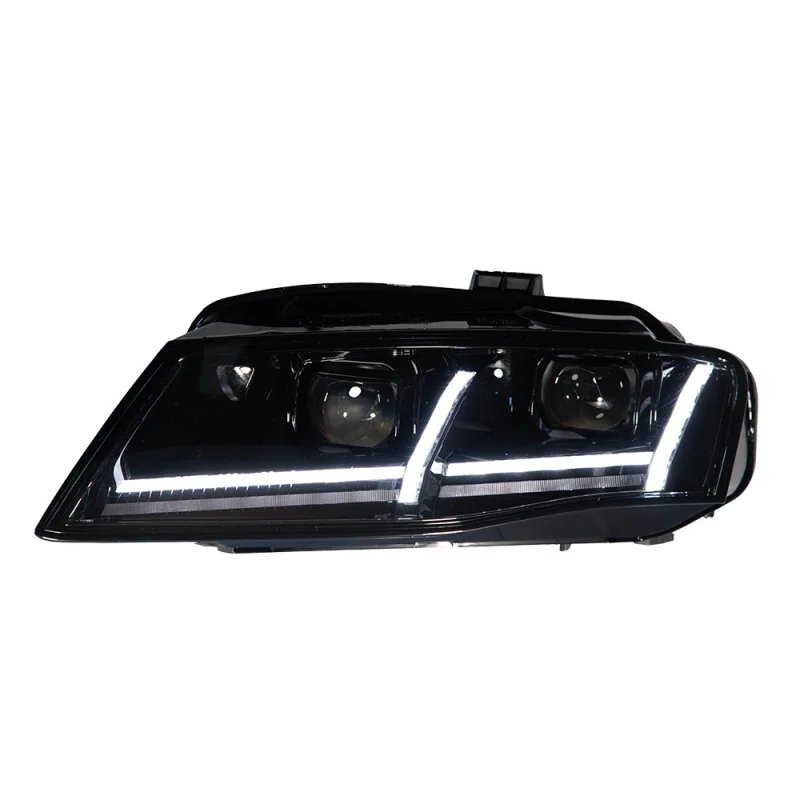 

Suitable for 09-12 Audi A4 Headlight Assembly Modified LED Daytime Running Lights Flowing Turn Signals Bi-Optic Le
