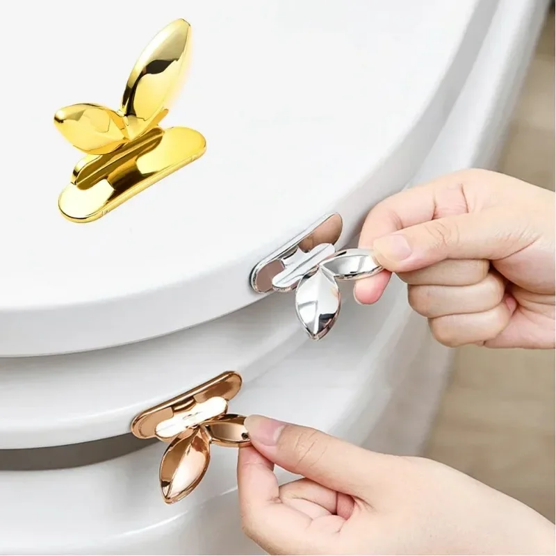 Toilet Lid Lifting Device Lid Lifter Toilet Seat Lifter Toilet Lid Handle Bathroom Supplies 2PCS ABS Multifunctional Practical