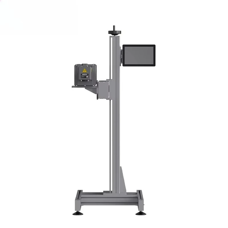 New CO2 laser marking machine 30W optical coherence laser source engraving machine, suitable for wood label printers, air-cooled
