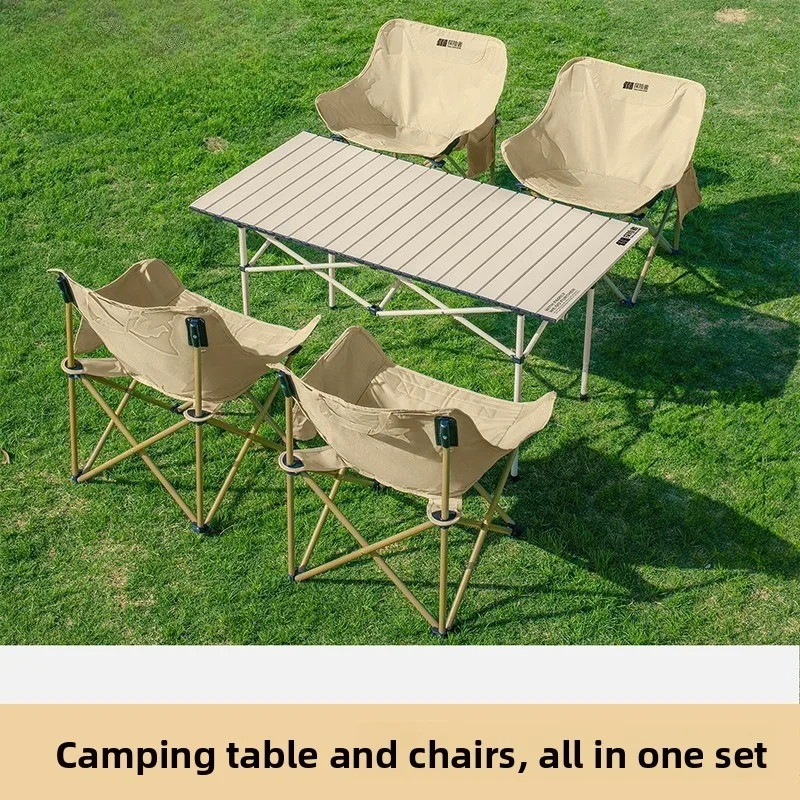 Mesa Plegable para Exteriores Adventurer, Mesa Portátil para Campamento y Picnic, Mesa de Picnic con Equipo Completo, Mesa de Escritorio, Mesa Plegable
