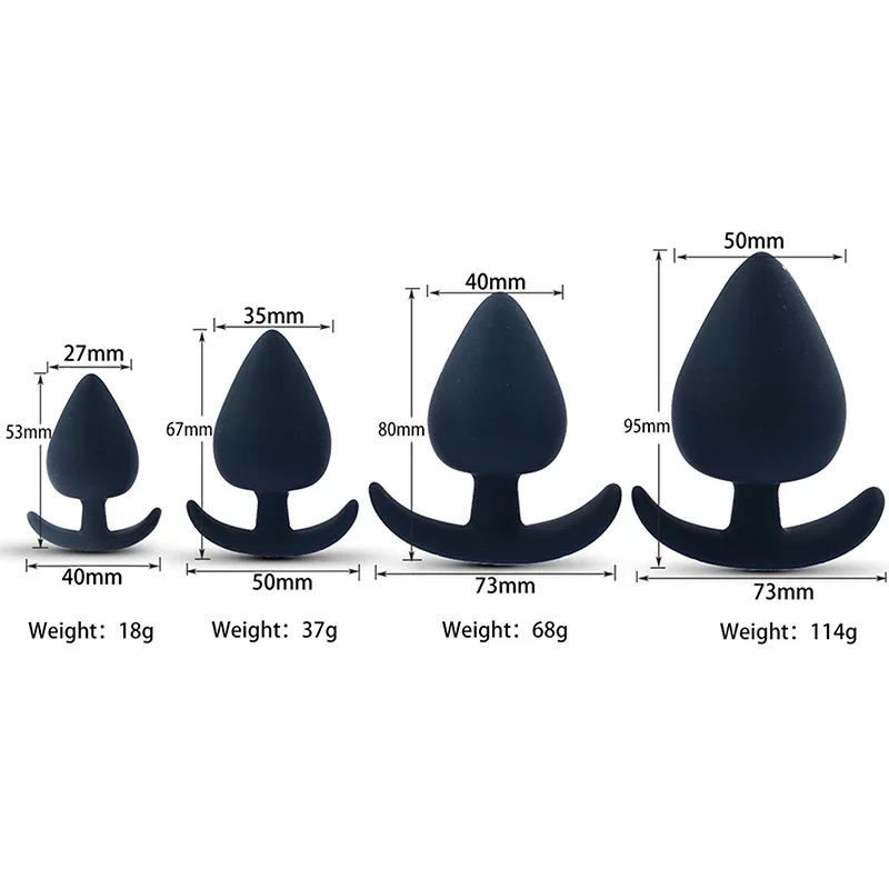 Silicone Plug Anal Butt Plug Analplug Dilator Dildo Prosate Massager Adult Games Sexy Toys for Men Women Couples Female Sex Shop