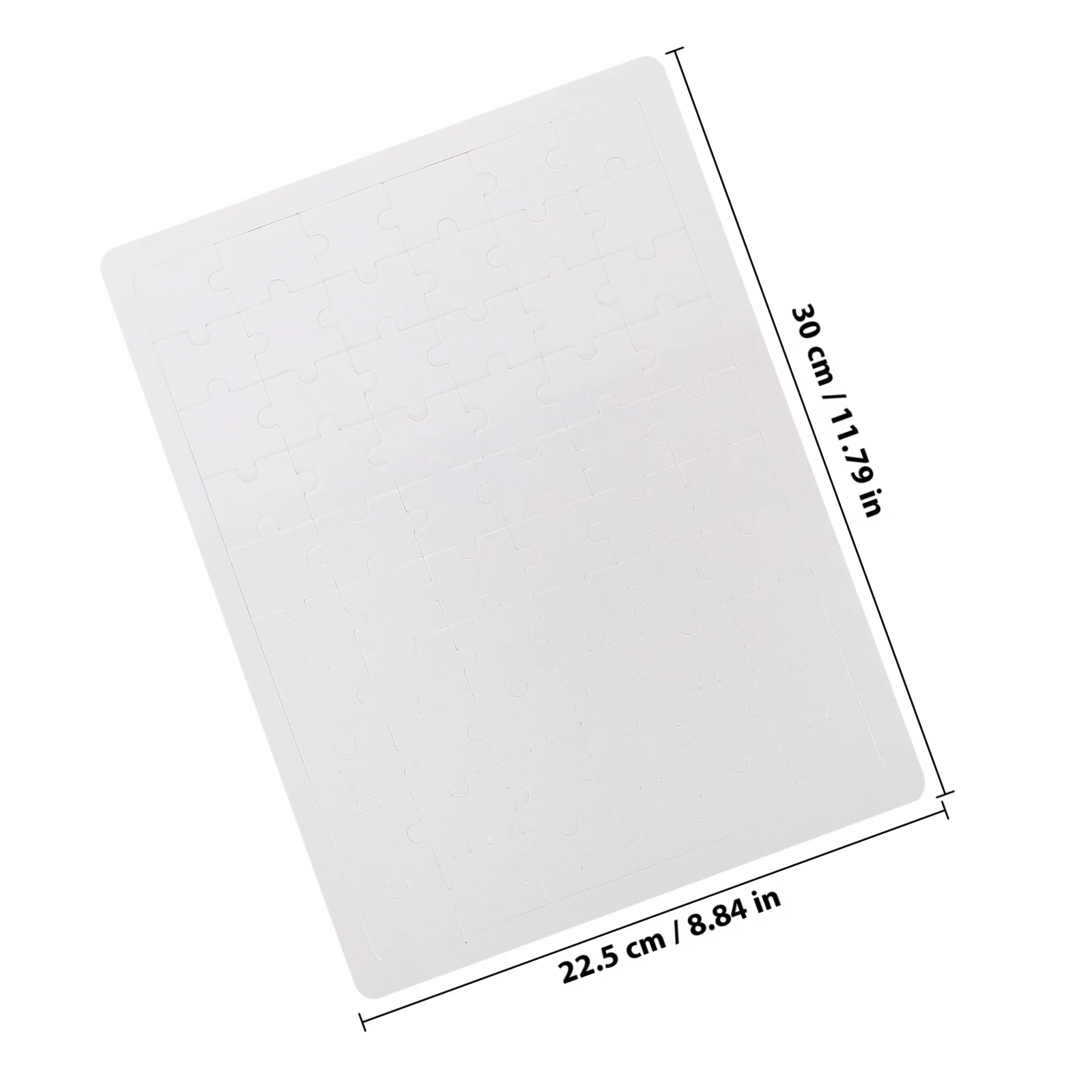 Wooden Puzzle Blank Diy Heat Transfer Craft Jigsaw For Kids Adults Sublimation Puzzle Pieces Educational Game Plaything