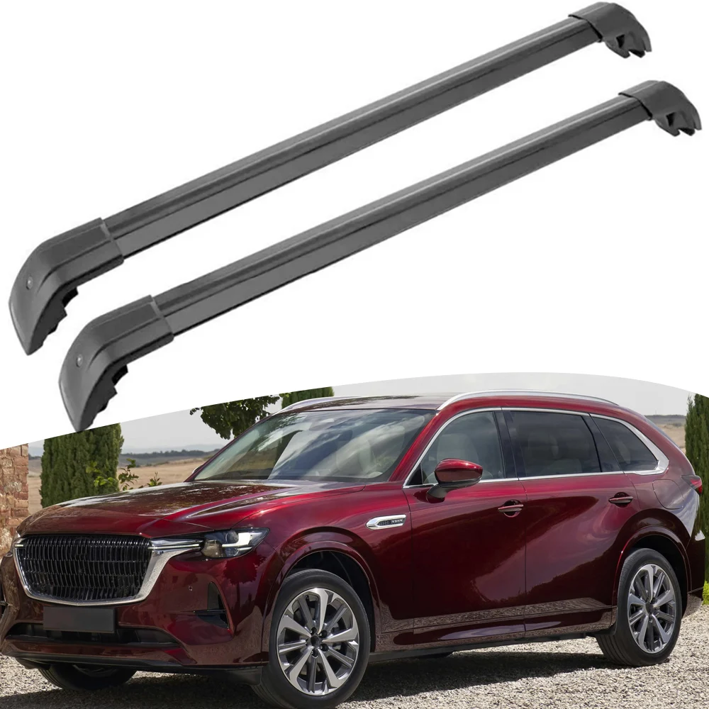 

VULIXYUAN 2PCs Crossbars Cross bars Roof Racks Fits for MAZDA CX-80 2024 2025 with roof rails