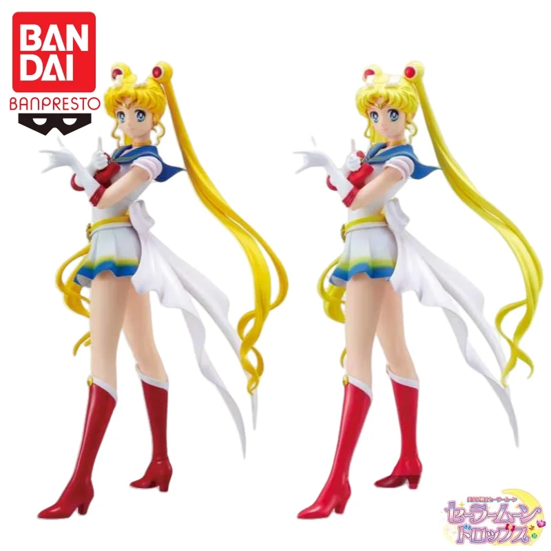 In Stock Bandai Original Banpresto Sailor Moon Glitter Glamours Tsukino Usagi Action Figure Model Doll Brand New Boxed Garage