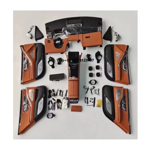 مجموعة ترقية داخلية فاخرة للبيع المباشر من المصنع لعام 2024 لـ S Class W221 إلى W223 حواف جلدية للسيارة موديل جديد لـ W221 #1