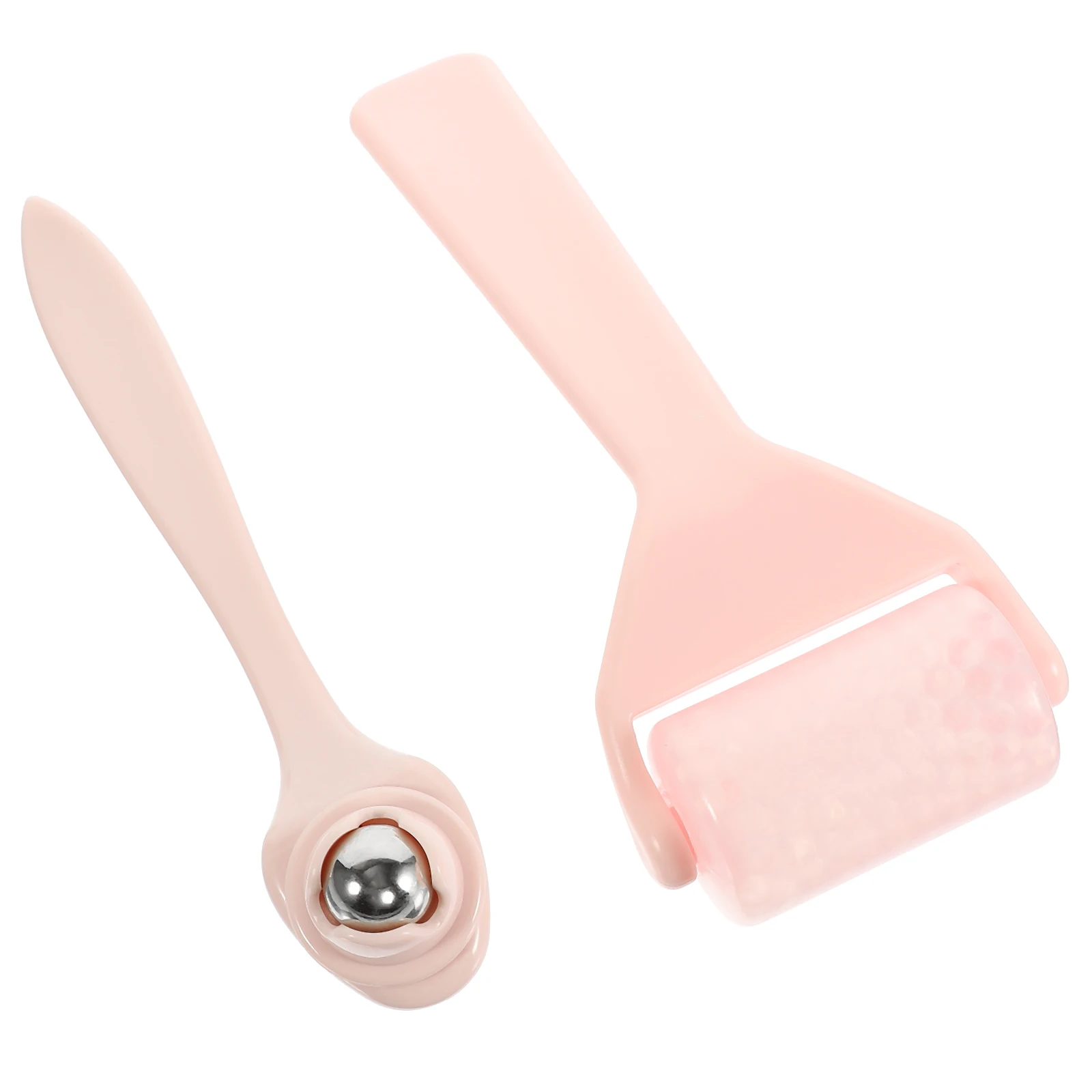 

1 set Pink Set for Face Eye Massaging Tools Compact Size Lightweight Portable Travel Home Use Facial Skincare Kit