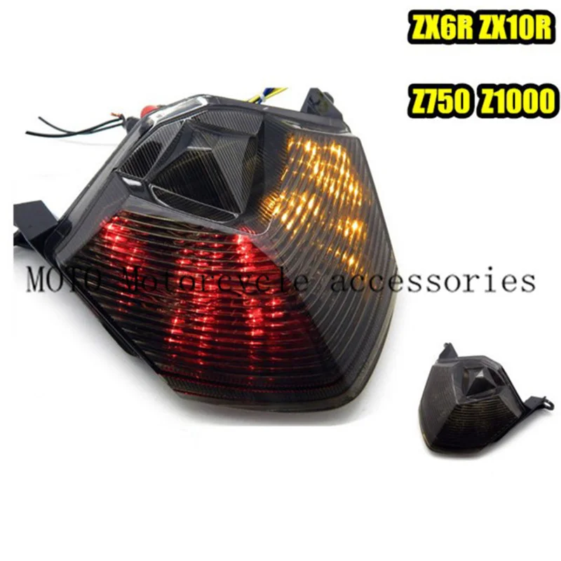 Motorcycl LED Tail Brake Light For Kawasaki Z750 Z1000 2007-2013 ZX-10R ZX10R 2008-2010 ZX-6R/ZX600 2009-2012 ZX6R