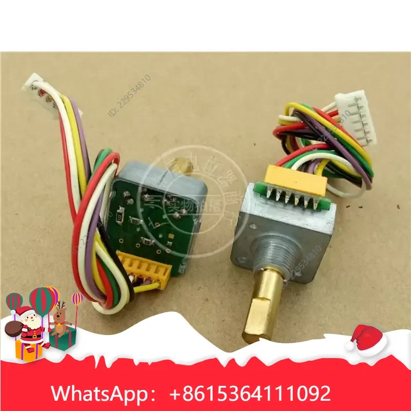 Widely Applied， for SPU-10 P12 Photoelectric Encoder 6 Terminal Pin with Switch 25 Steps Cost effective，1pc