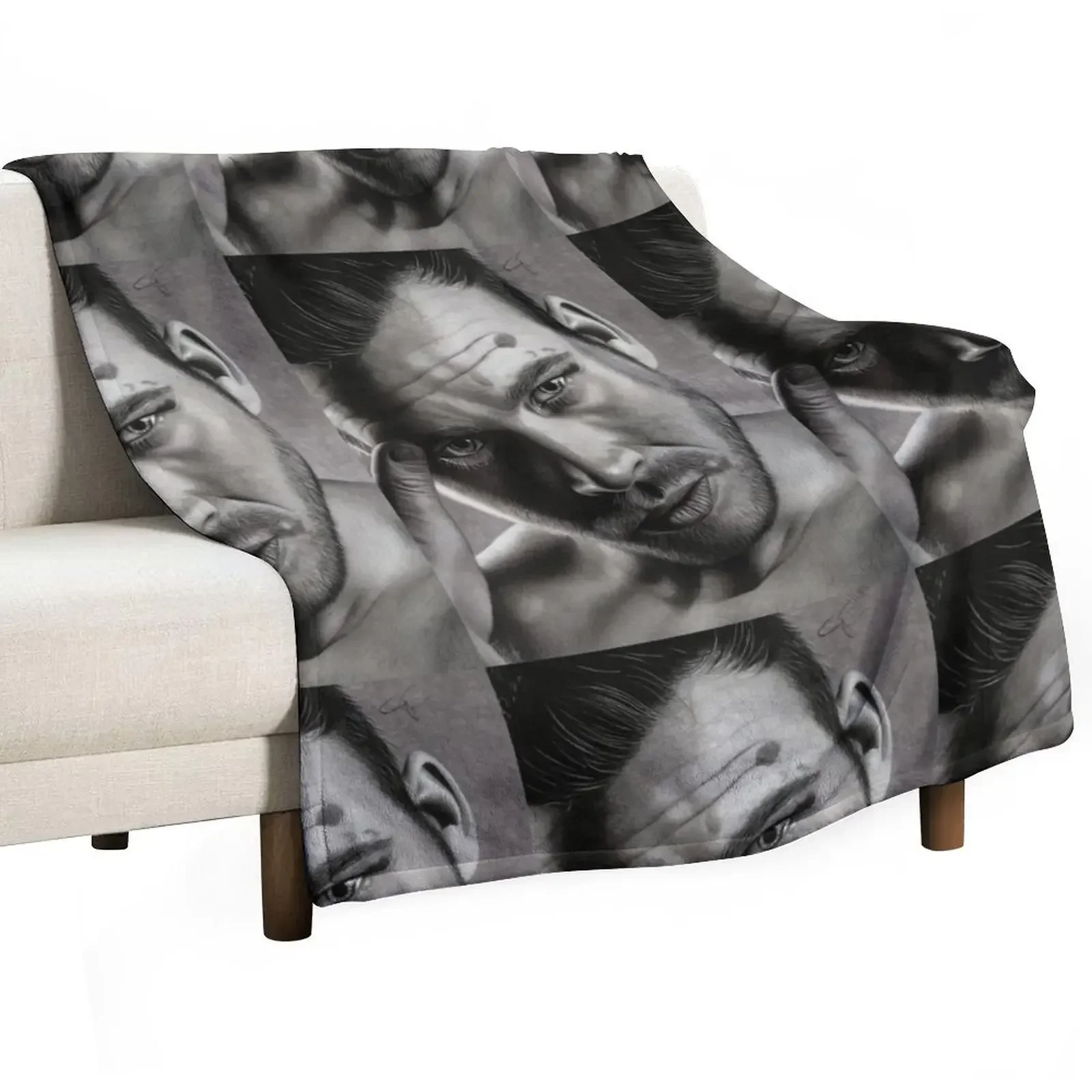 Oliver Stark Throw Blanket For Decorative Sofa Luxury Brand Flannel Fabric Softest manga Plush Blankets