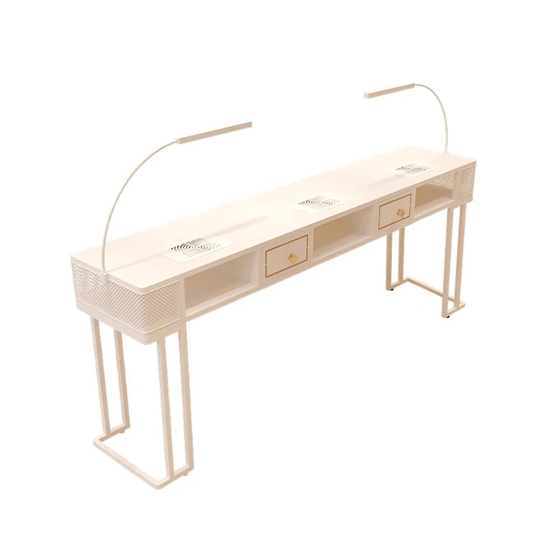 #Italian Minimalist Nail Table With Dust Collector Design Modern Multifunctional Nail Table Premium Beauty Table Ongle Furniture