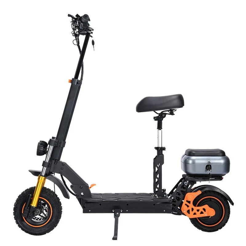 

Electric scooter adult off-road model front and rear double shock absorber with seat trunk scooter scooter