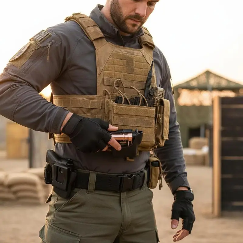 Universal Tactical Waist Pockets Handcuff Holder Bag Cover Outdoor Sport Bag