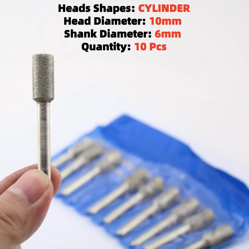 10Pcs CYLINDER 10 MM 3/8