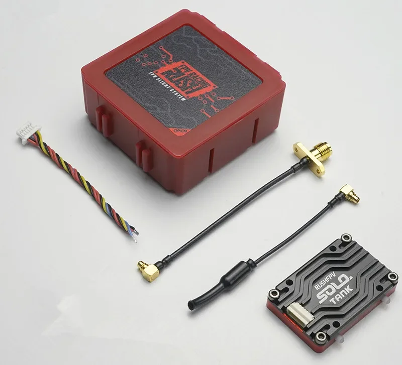 RUSH Solo Tank 5.8Ghz VTX Video Transmitter 5.8-6G 1.6W High Power Built-in Microphone  For FPV RC Racing Car Long Range