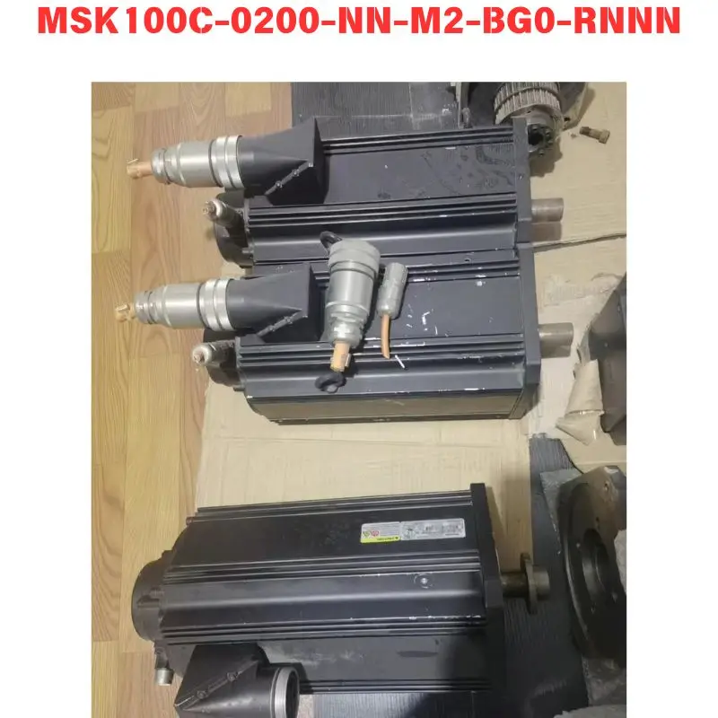 Used MSK100C-0200-NN-M2-BG0-RNNN electrical machinery Functional test OK