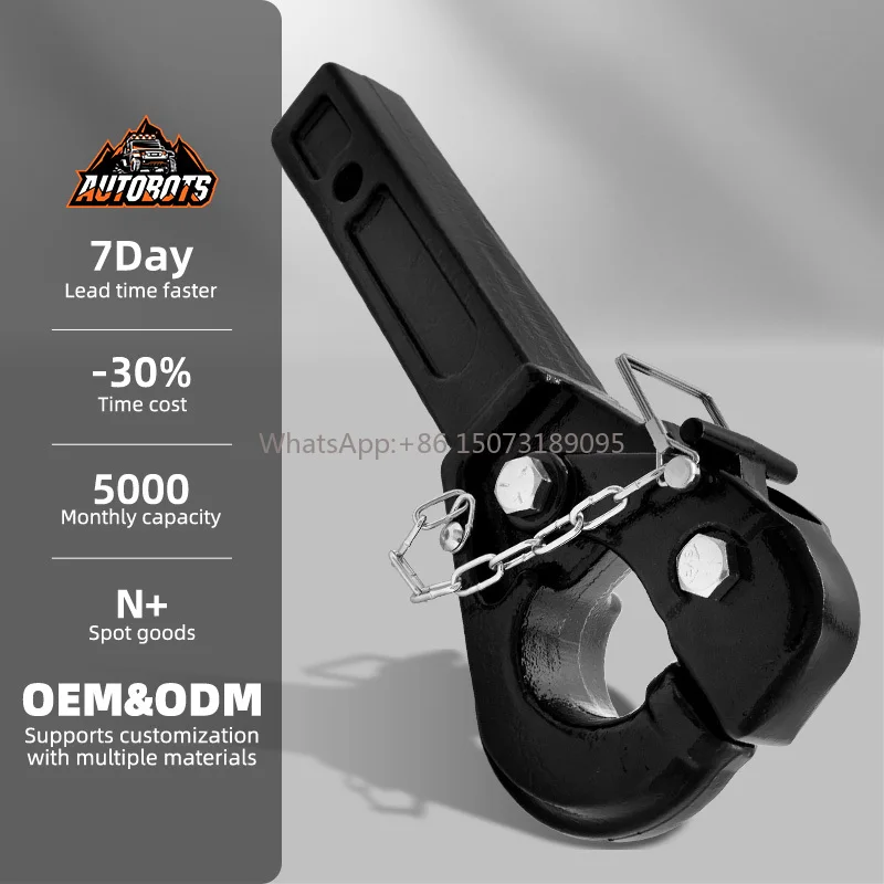 

Factory High Quality Forged Carbon Steel Pintle Hitch 10 Ton 15t Heavy Duty Trailer Truck Towing Pintle Hook