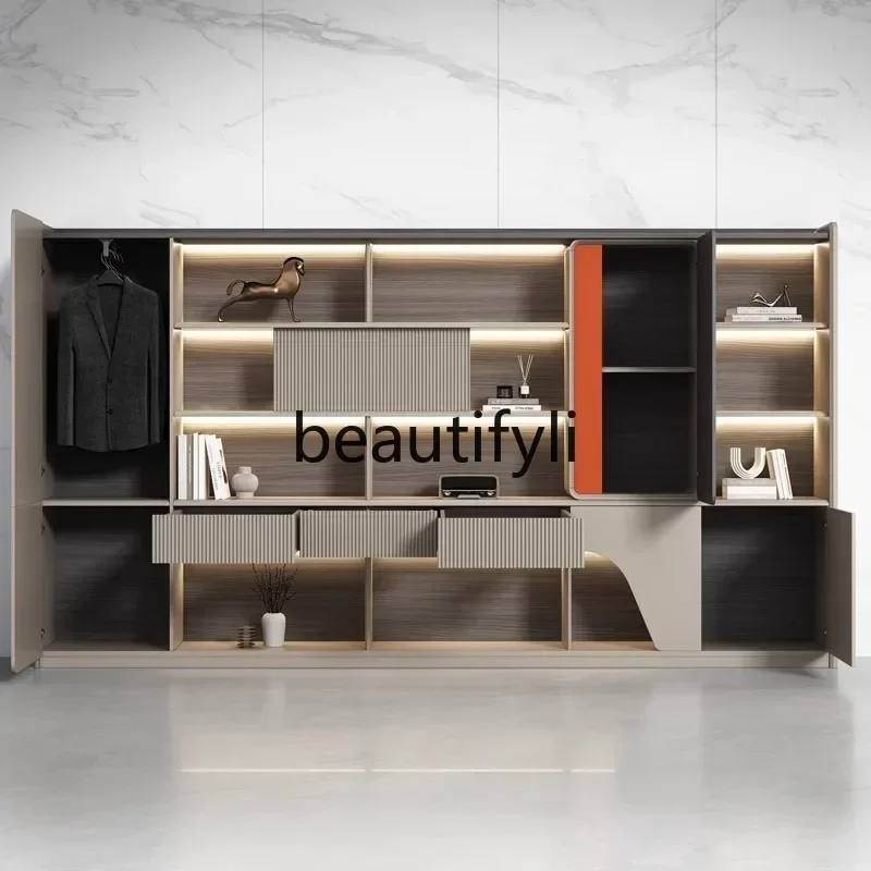 2003 Floor-to-ceiling file cabinet Office storage bookcase Simple modern office storage cabinet