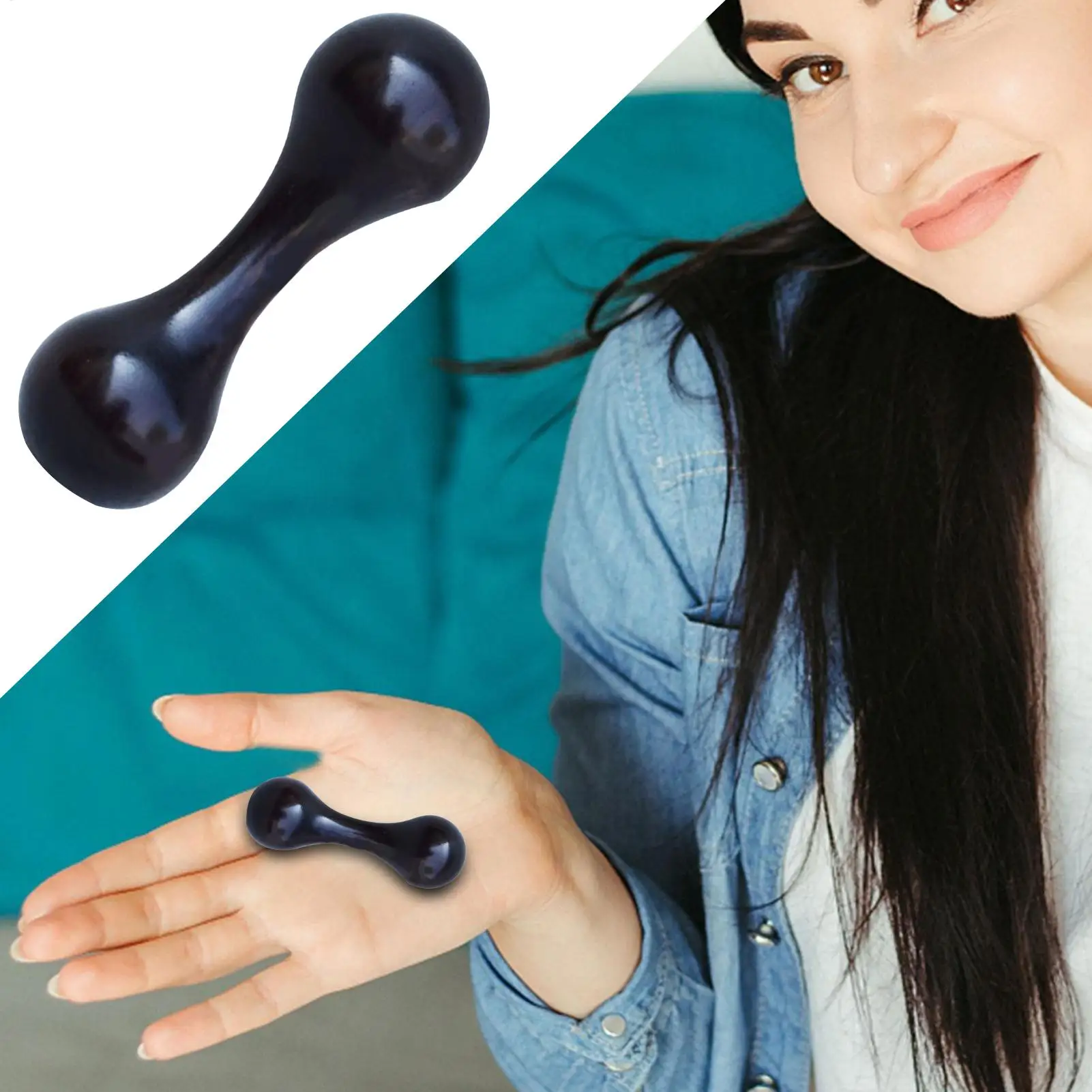 New Wooden Finger Bone Toys Rotating Polishing Hand Spinner Dumbbell Rosewood Ebony Decompressions Ornaments Toy Gifts