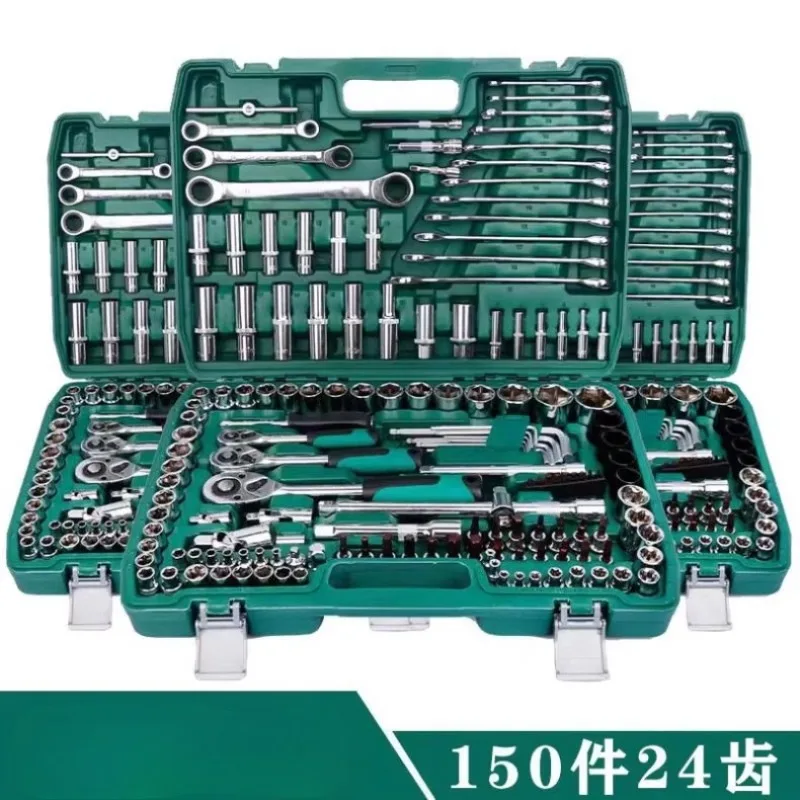 

216-Piece Automotive Tool Set, Professional Car Repair Kit with Ratchet & Socket Wrench Set