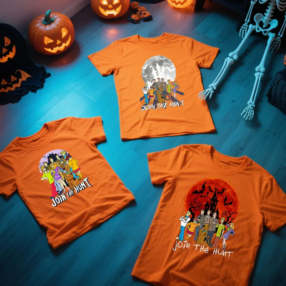 Supernatural Join The Hunt Unisex Cotton T-Shirt Funny ClassicalWinchesters Shirt Gift Tee for You and Your Friends Halloween
