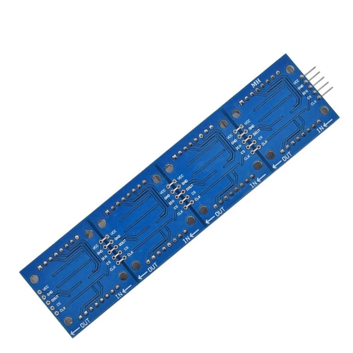 ABAB  Dot Matrix Module 8x8 Common Cathode LED Display 5V 4-in-1 with Wires Cable for DIY Projects C