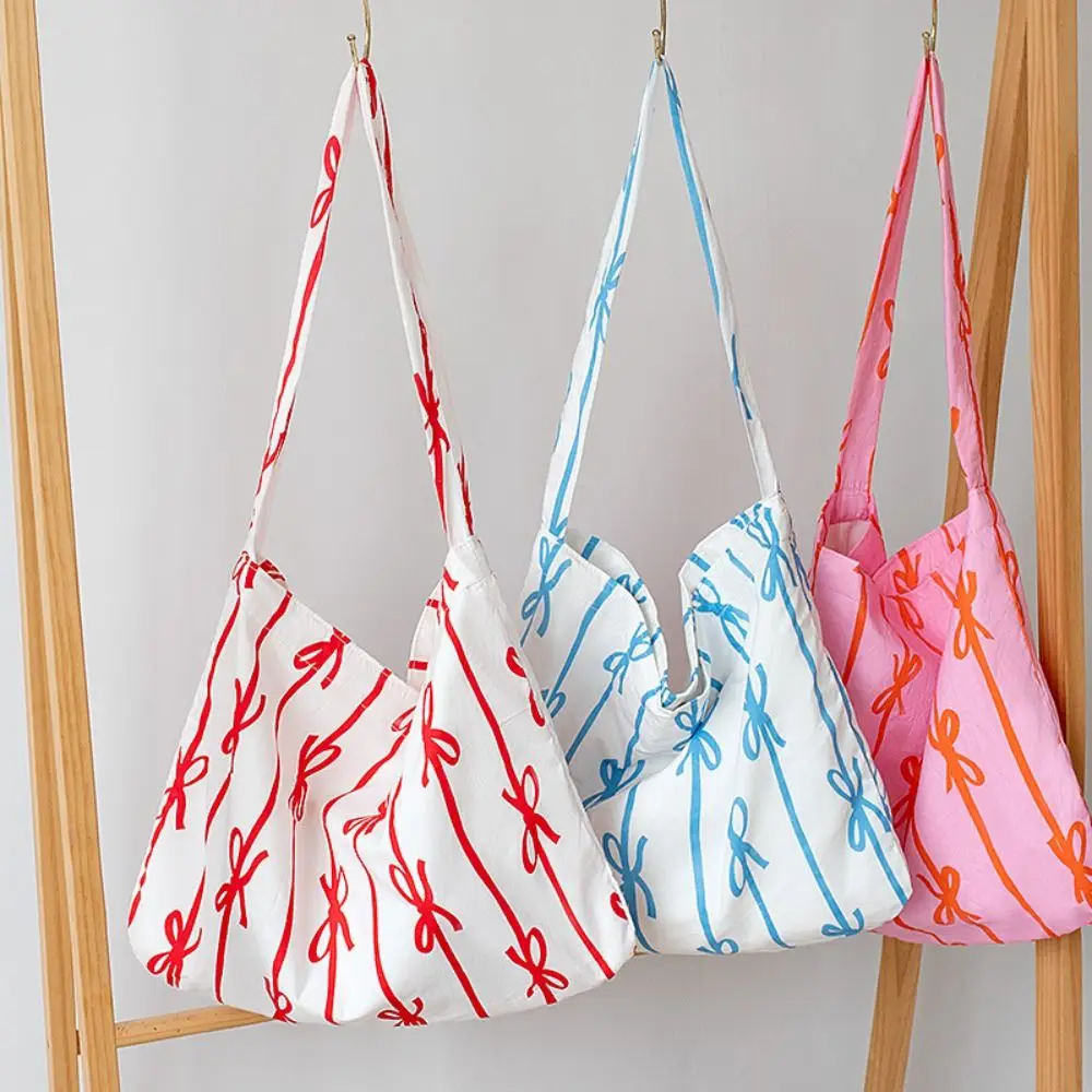 

Large Capacity Shoulder Bag New Bowknot Casual Handbags Spring Summer Y2K Shopping Bag