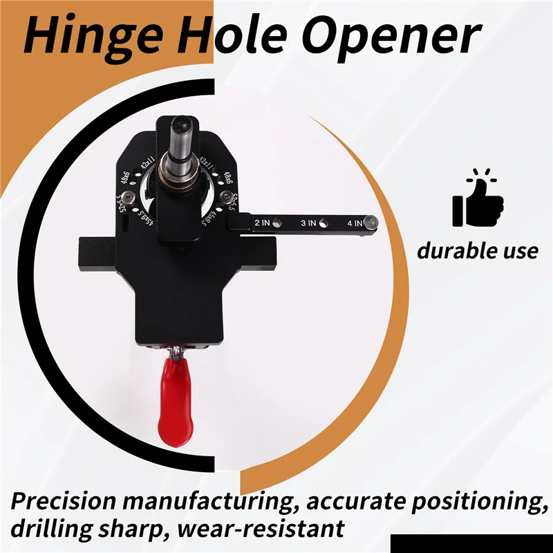 

A7THK-Woodworking 35Mm Hinge Hole Opener Cabinet Door Hinge Hole Locator Hinges Drilling Installation Auxiliary Tool