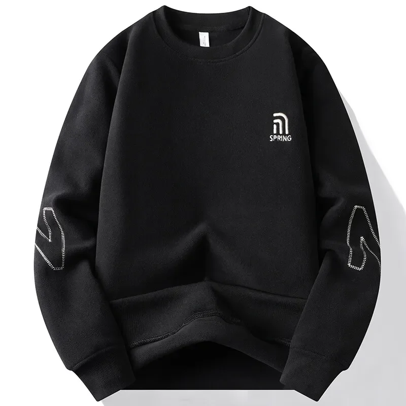 

Fashion Thick Hoodie Mens Winter Fleece Pullover Men's Winter Clothes Elegant Luxury Brand White Green Pullovers