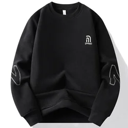 Fashion Thick Hoodie Mens Winter Fleece Pullover Men's Winter Clothes Elegant Luxury Brand White Green Pullovers