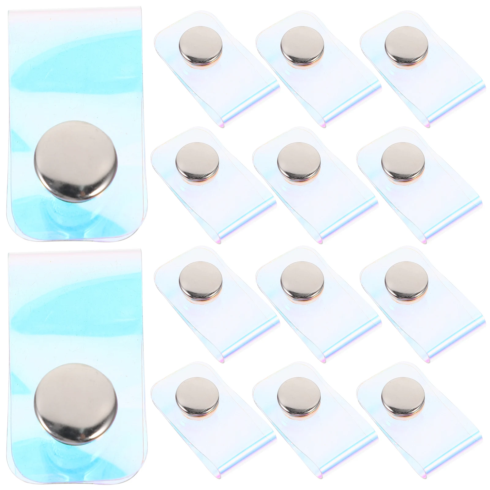 

15 Pcs Cable Strap Buttons Earphone Fixer Holder Storage Organizer Self-locking Tie Cord Ties for Cords Pvc Buckle Wire
