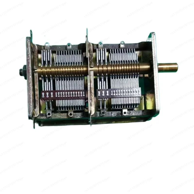 C-B-2-365 Air Dielectric Dual Variable Capacitor for Mineral Radio & DIY Electronics Project